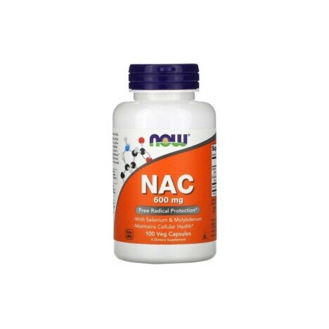 Now Foods NAC Acetyl Cysteine 600mg - 100 capsule